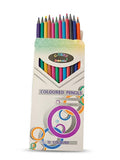 C-Thru Scholastix 12 Pack Full-Length Colour Pencils – Standard School Art & Project Pencils
