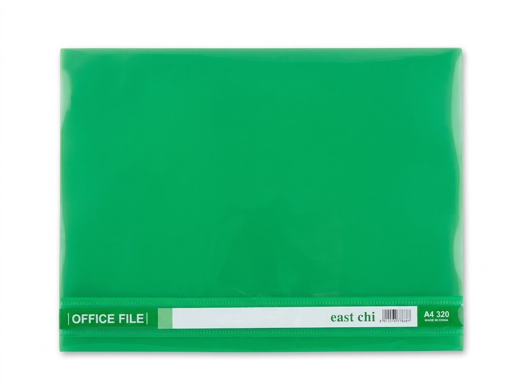 PORTFOLIO FILE Clear File Folder (A4 320) – Document Envelope Folder for School & Office