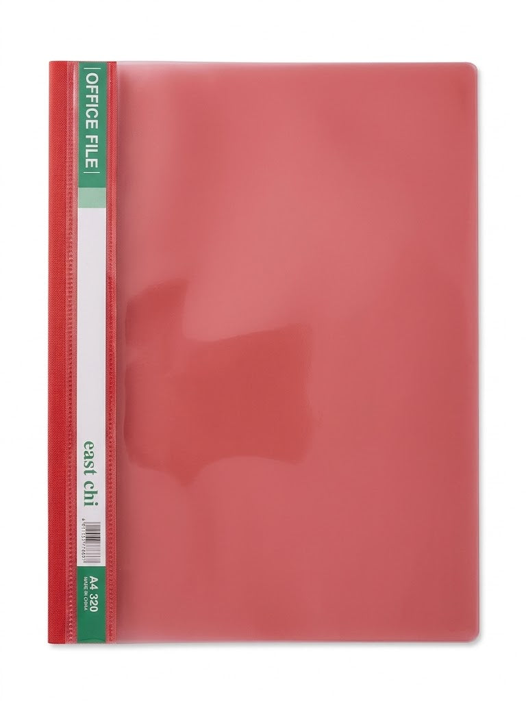 PORTFOLIO FILE Clear File Folder (A4 320) – Document Envelope Folder for School & Office
