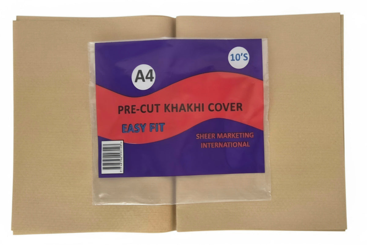 Pre-Cut  A4 Paper Book Covers 5PC Pack