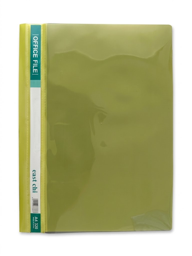 PORTFOLIO FILE Clear File Folder (A4 320) – Document Envelope Folder for School & Office