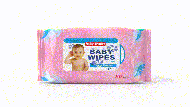Baby Tender Fresh Scented Baby Wipes 80 Pack – Alcohol-Free & Hypoallergenic Wet Wipes for Sensitive Skin
