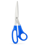 Multipurpose Precision Stainless Steel Scissors (Blue) – Durable School, Office & Craft Shears