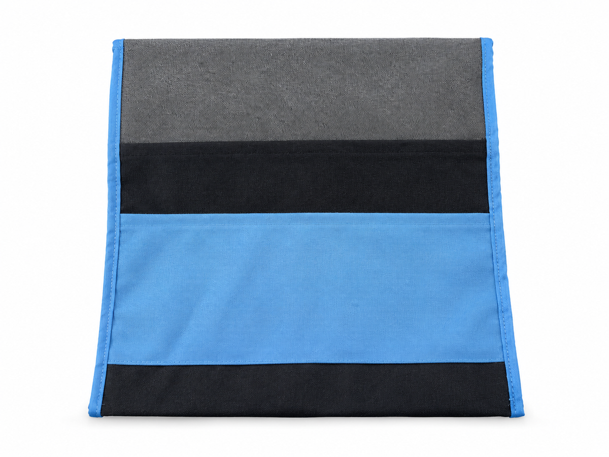 Chair Bag Desk Organizer Pocket (Blue & Black) – Classroom Student Seat Storage Organizer
