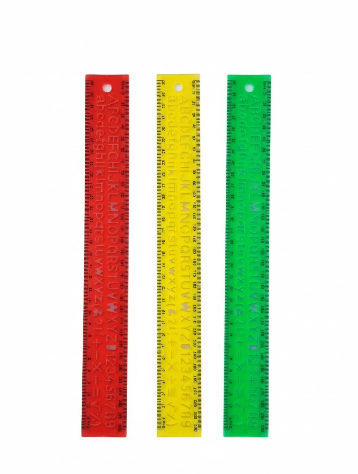 30cm Flexible Ruler With Stencil
