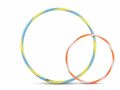 Two-Piece Plastic Exercise & Play Hoop Set – Kids Physical Education & Fitness Activity Hoops