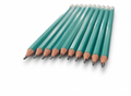 HB Writing Pencils with Eraser Tops (Pack of 12) – Standard Teal School & Drafting Pencils