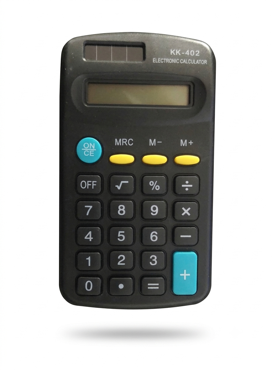 KK-402 Electronic Handheld Desk Calculator – Compact 8-Digit Display Calculator for School & Office