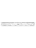 C-Thru Shatterproof Clear Plastic 30cm Ruler – Flexible School & Office Measuring Ruler