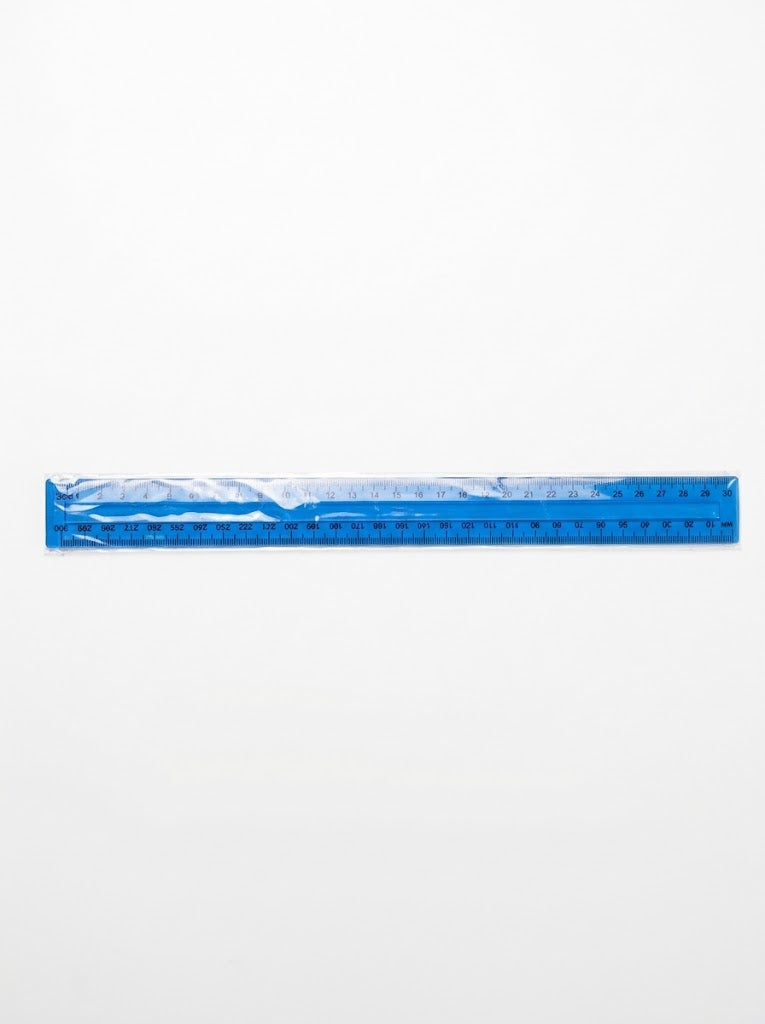Pink Shatterproof Plastic 30cm Ruler – Flexible School & Office Measuring Ruler